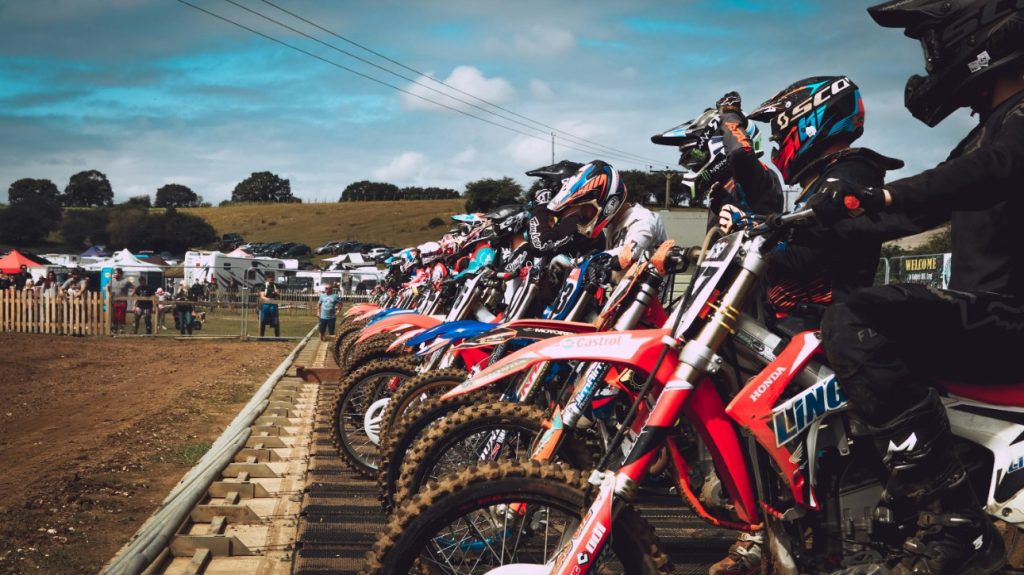 Motocross riders ready to race